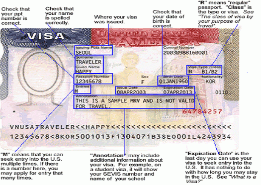 Visa sample